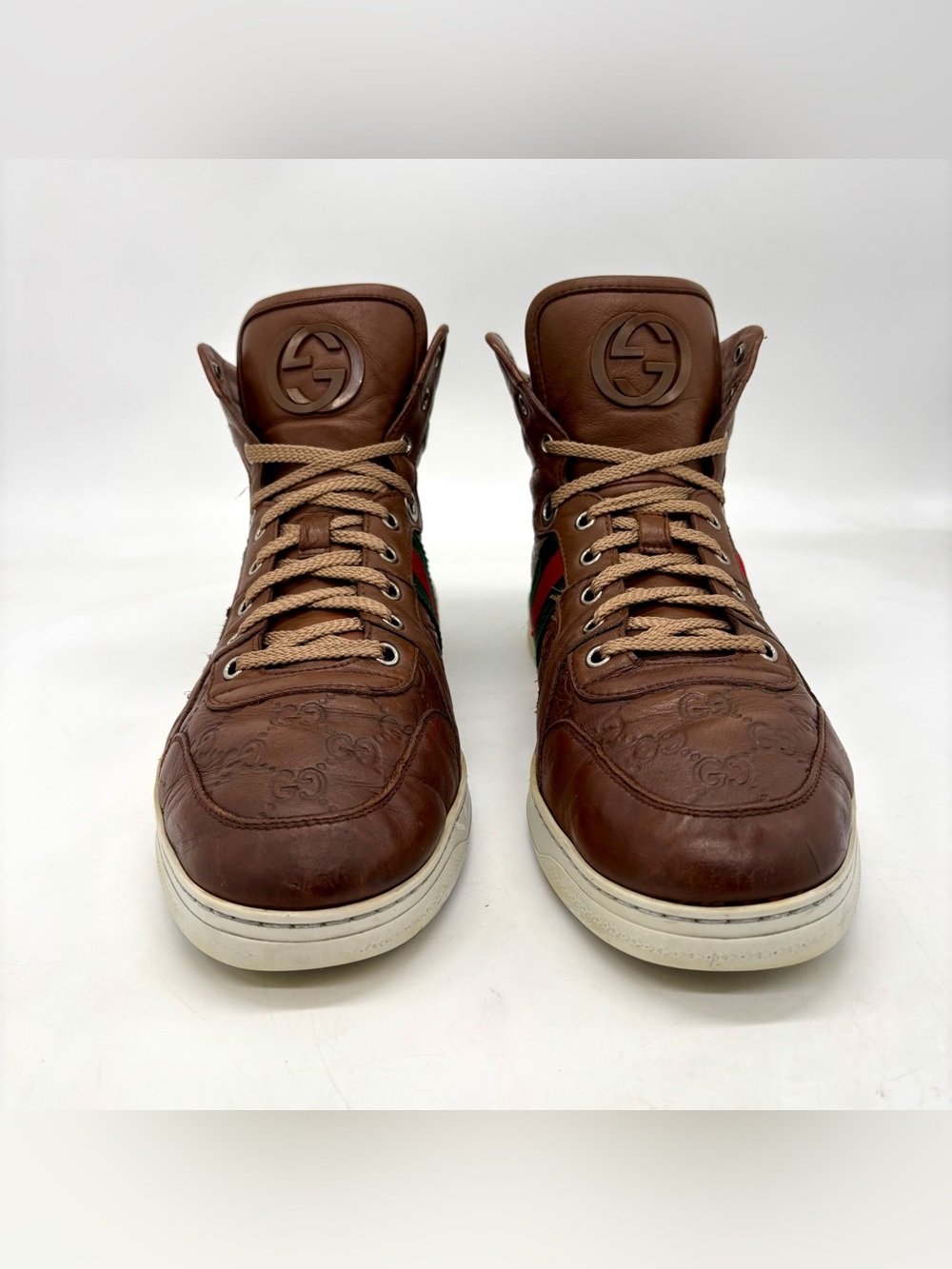 Gucci Guccissima High Top Sneaker - Picture 2 of 10
